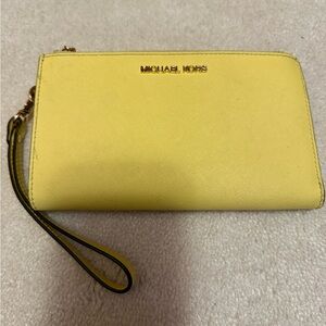 Michael Kors Sunny Yellow Wristlet